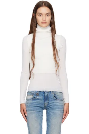 R13 Off-White Layered Vest & Sweater Set