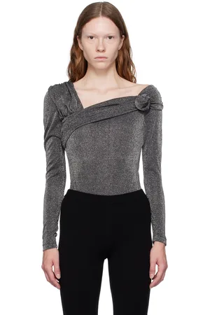 THE GARMENT Gray Monaco Bodysuit