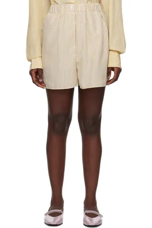 The Frankie Shop Yellow & Black Lui Shorts
