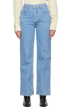 ECKHAUS LATTA Blue Wide Leg Jeans