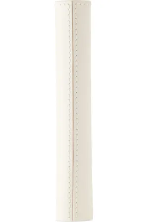 La Bouche Rouge Refillable Leather Mascara Case – White