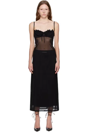 Y / PROJECT Wire Brasier Midi Dress