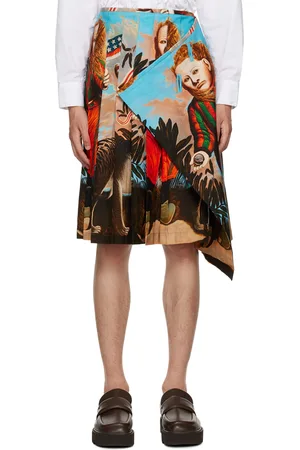 Charles Jeffrey Loverboy Multicolor Wrap Kilt