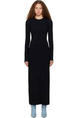 Paco rabanne Black Jacquard Maxi Dress