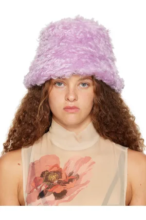 DRIES VAN NOTEN Purple Guilia Bucket Hat