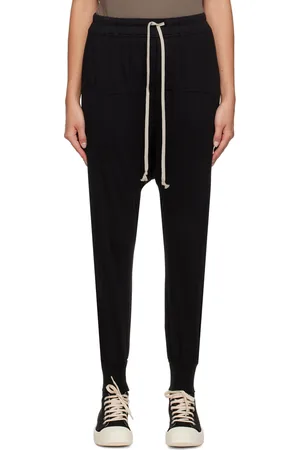Rick Owens Black Drawstring Lounge Pants