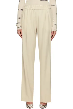 Helmut Lang Off-White Pull-On Trousers
