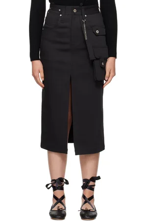 Feng Chen Wang Vented Midi Skirt