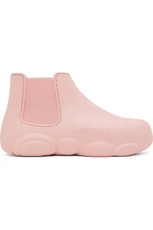 Moschino Pink Gummy Ankle Boots