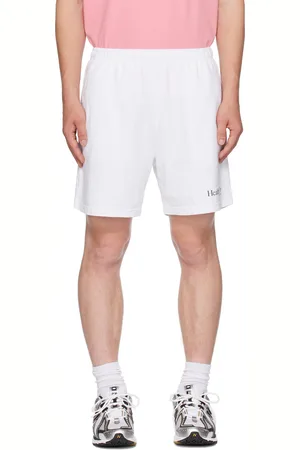 White Health Club Shorts