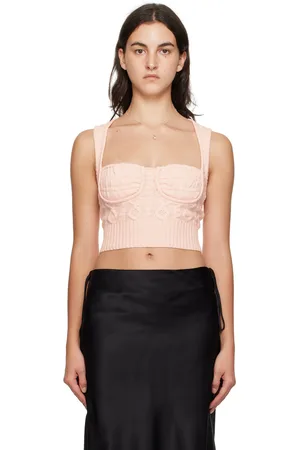 DANIELLE GUIZIO Pink Gemma Tank Top