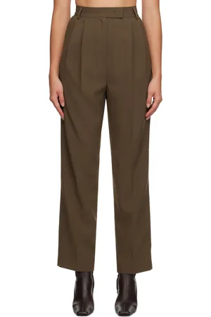 The Frankie Shop Brown Bea Trousers