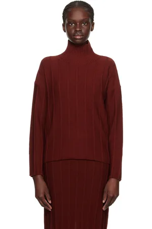 Max Mara Red Beira Turtleneck