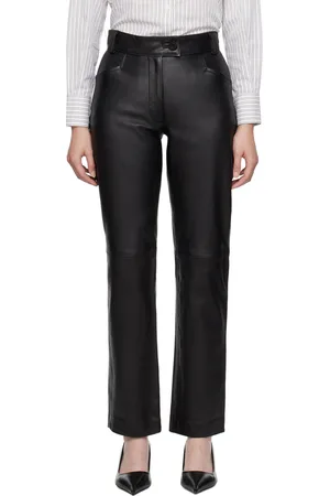 Ernest W. Baker Straight-Fit Leather Pants