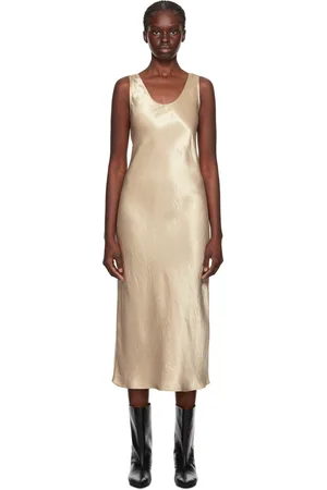Max Mara Beige Talete Midi Dress