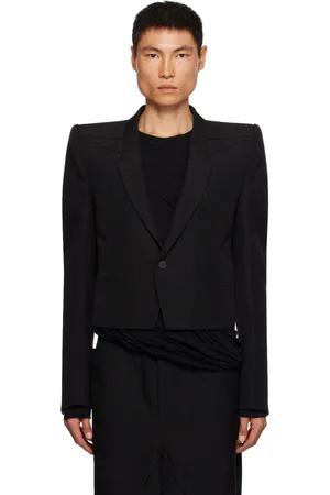 Rick Owens Black Fogpocket Neue Alice Blazer