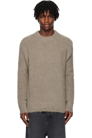 Ami Taupe Hairy Sweater
