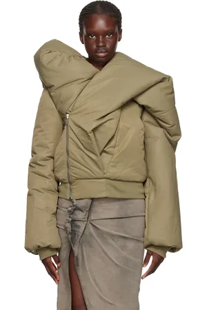 Rick Owens Green Doll Bomber Jacket