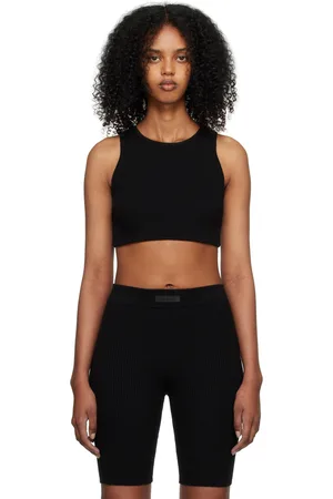 FEAR OF GOD Black Rib Tank Top