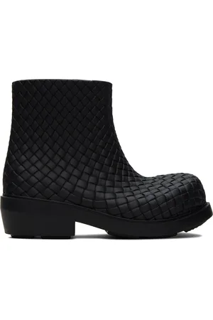 Bottega Veneta Black Fireman Boots