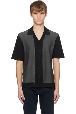 RAG&BONE Black & White Harvey Shirt