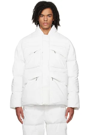 Rains White Harbin Puffer Jacket