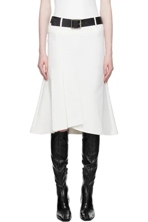 Fax Copy Express Fishtail Midi Skirt