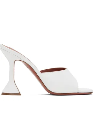 Amina Muaddi Lupita Slipper Heeled Sandals