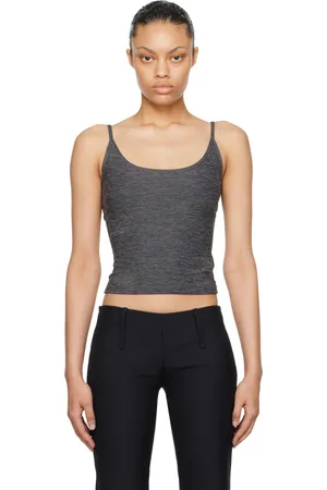 Fax Copy Express Gray Deep U-Cut Tank Top