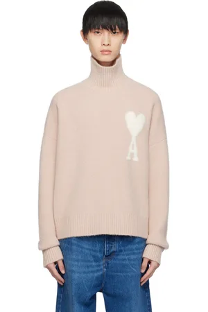 Ami Pink Ami de Cœur Cloud Turtleneck
