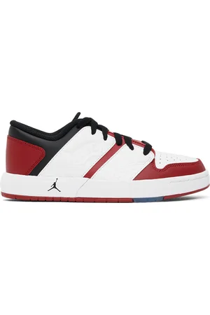 Nike Kids White Nu Retro 1 Low Big Kids Sneakers