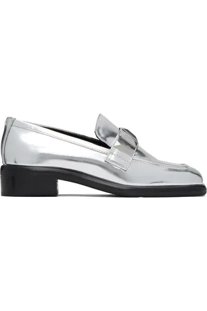 RAG&BONE Silver Maxwell Loafers