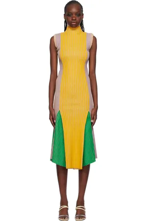 Stanley SSENSE Exclusive Green & Yellow Midi Dress