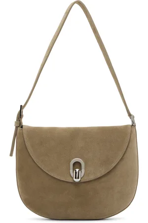SAVETTE Taupe Small Tondo Bag