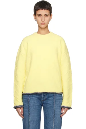 Bottega Veneta Yellow Intreccio Sweater
