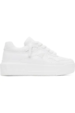 VALENTINO GARAVANI White One Stud XL Nappa Leather Sneakers