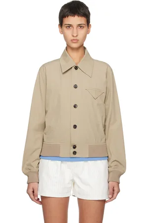 Bottega Veneta Beige Button Jacket