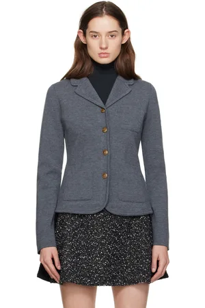 RAG&BONE Gray Abigail Blazer