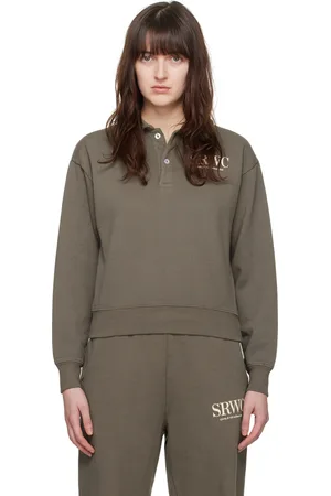 Sporty & Rich Taupe Upper East Side Polo