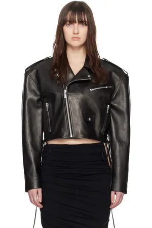 Cropped Leather Jacket