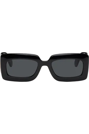Gucci Black Thick Rectangular Injection Sunglasses