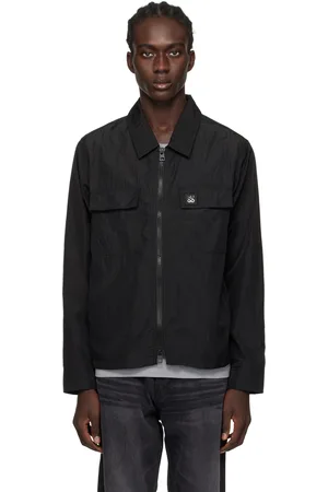 HUGO BOSS Black Crinkled Shirt