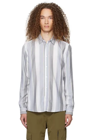 HUGO BOSS Blue Striped Shirt