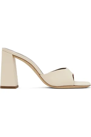 Staud Off-White Sloane Heeled Sandals