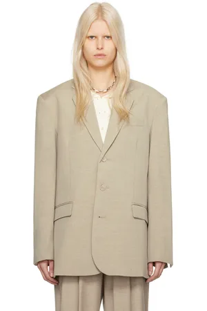 The Frankie Shop Taupe Gelso Blazer