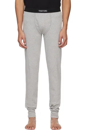 Tom Ford Gray Jacquard Long Johns