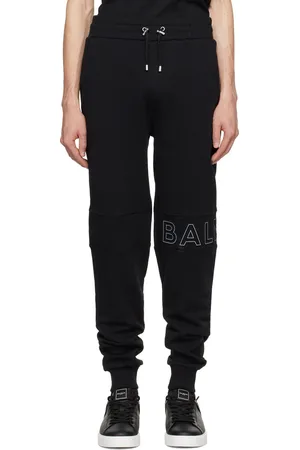 Balmain Black Embossed Sweatpants