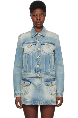 Balmain Blue Vintage Denim Jacket