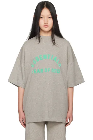 FEAR OF GOD Gray Crewneck T-Shirt