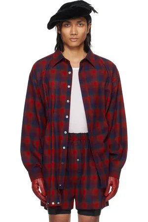 Maison Margiela Red Asymmetric Shirt